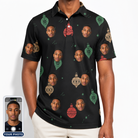 Men's Cranberry Charms Custom Face Polo Shirt