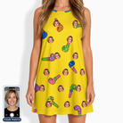 Women's Blowout Bonanza Custom Face Tank Dress