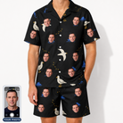 Men's Seagullcation Custom Face Shirt & Shorts Set