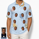 Men's Folded Fellowship Custom Face Polo Shirt