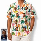 Men's Sunbeam Sprigs Custom Face Hawaiian Shirt