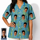Women's Cane Cabaret Custom Face Hawaiian Shirt