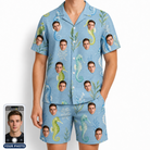Men's Sea Pony Society Custom Face Shirt & Shorts Set