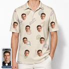 Men's Conch Quest Custom Face Polo Shirt