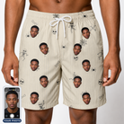 Men's Arachnid Antics Custom Face Beach Shorts