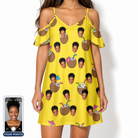Women's Nutty Nectar Custom Face Off-Shoulder Dress
