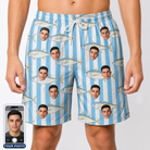 Men's Tuna Tactics Custom Face Beach Shorts