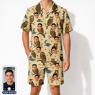 Men's Roost Ruckus Custom Face Shirt & Shorts Set