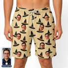 Men's Coven Couture Custom Face Beach Shorts