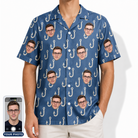 Men's Treble Trouble Custom Face Hawaiian Shirt