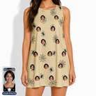Women's Sinister Strands Custom Face Tank Dress