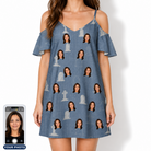 Women's Epitaph Escapades Custom Face Off-Shoulder Dress