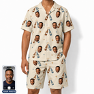 Men's Vow Vino Custom Face Shirt & Shorts Set