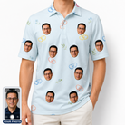 Men's Heart Hitch Custom Face Polo Shirt