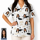 Women's Tee Hee Custom Face Hawaiian Shirt