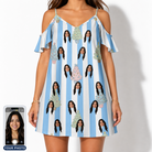 Women's Bauble Ballet Custom Face Off-Shoulder Dress