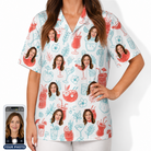 Women's Engaged Elixirs Custom Face Hawaiian Shirt