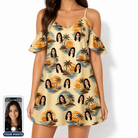 Women's Dusk Daze Custom Face Off-Shoulder Dress