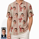 Men's Jolly Jingle Custom Face Polo Shirt
