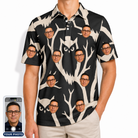 Men's Midnight Moonhoot Custom Face Polo Shirt