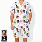 Men's Cousin Cookout Custom Face Shirt & Shorts Set