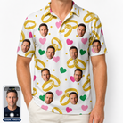 Men's Saltkissed Circles Custom Face Polo Shirt