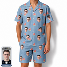 Men's Melon Mosaic Custom Face Shirt & Shorts Set