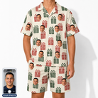 Men's Bowtiful Bundles Custom Face Shirt & Shorts Set