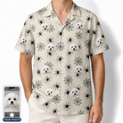 Men's Tangle Terror Custom Dog Face Hawaiian Shirt
