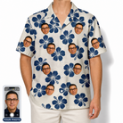 Men's Deco Garden Custom Face Hawaiian Shirt