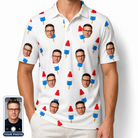 Men's Cool Colonies Custom Face Polo Shirt
