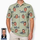 Men's Gill Giggles Custom Face Polo Shirt