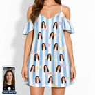 Women's Henhouse Hues Custom Face Off-Shoulder Dress
