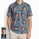 Men's Ace Accolades Custom Face Polo Shirt