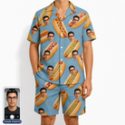 Men's Bunited States Custom Face Shirt & Shorts Set