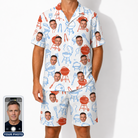Men's Grill Rights Custom Face Shirt & Shorts Set