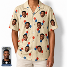 Men's Balloon Brigade Custom Face Hawaiian Shirt