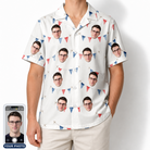 Men's Ruby Ruffles Custom Face Hawaiian Shirt