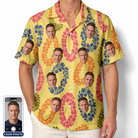 Men's Leisure Lovers Custom Face Hawaiian Shirt