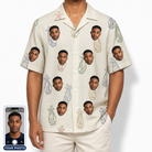 Men's Links Luggage Custom Face Hawaiian Shirt