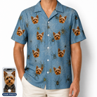 Men's Scuttle Sideshow Custom Dog Face Hawaiian Shirt