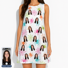 Women's Threaded Thrills Custom Face Tank Dress