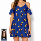 Women's Bunch Buzz Custom Face Off-Shoulder Dress