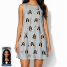 Women's Tombstone Tango Custom Face Tank Dress