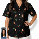 Women's Holly Hush Custom Face Hawaiian Shirt