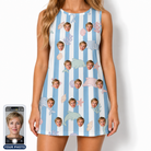 Women's Dolphin Dazzle Custom Face Tank Dress