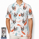 Men's Kitty Plumes Custom Cat Face Polo Shirt