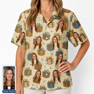 Women's Gift Glee Custom Face Hawaiian Shirt