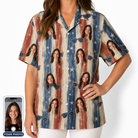 Women's Glam Goggles Custom Face Hawaiian Shirt
