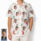 Men's Hearth Hangers Custom Face Hawaiian Shirt